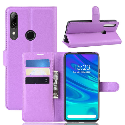 Litchi Texture Wallet Leather Phone Cover for Huawei Honor 9X (Global) / P Smart Z / Y9 Prime 2019 /  Enjoy 10 Plus