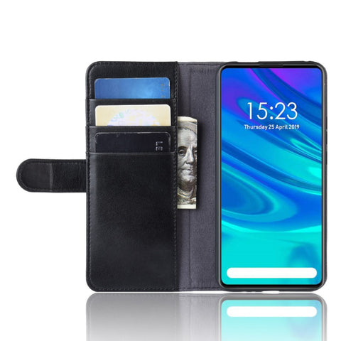 For Huawei Honor 9X (Global) / P Smart Z / Y9 Prime 2019 / nova 5i Phone Cases Genuine Split Leather Wallet Mobile Cover Stand