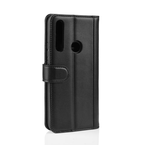 For Huawei Honor 9X (Global) / P Smart Z / Y9 Prime 2019 / nova 5i Phone Cases Genuine Split Leather Wallet Mobile Cover Stand