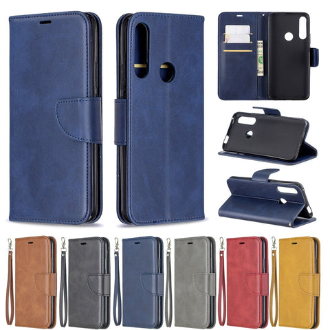 PU Leather Wallet Stand Phone Cover for Huawei Honor 9X (Global)/ P Smart Z / Y9 Prime 2019 / Enjoy 10 Plus