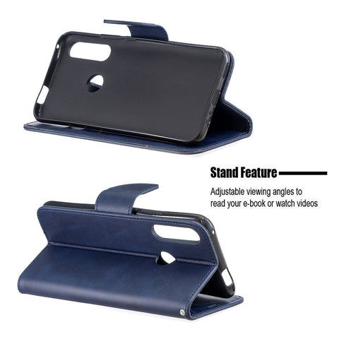 PU Leather Wallet Stand Phone Cover for Huawei Honor 9X (Global)/ P Smart Z / Y9 Prime 2019 / Enjoy 10 Plus