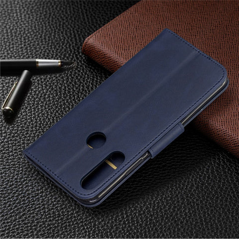 PU Leather Wallet Stand Phone Cover for Huawei Honor 9X (Global)/ P Smart Z / Y9 Prime 2019 / Enjoy 10 Plus
