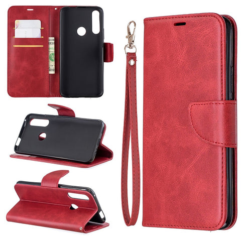 PU Leather Wallet Stand Phone Cover for Huawei Honor 9X (Global)/ P Smart Z / Y9 Prime 2019 / Enjoy 10 Plus