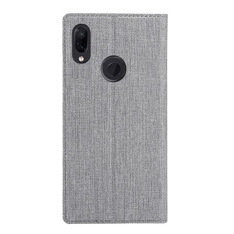 VILI DMX Cross Texture Card Holder Leather Stand Case for Huawei P Smart Z