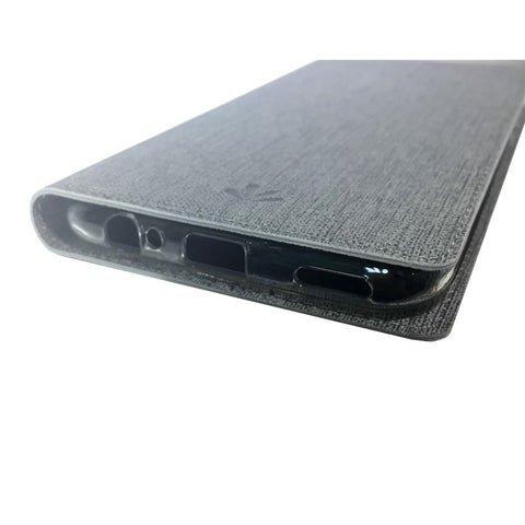VILI DMX Cross Texture Card Holder Leather Stand Case for Huawei P Smart Z