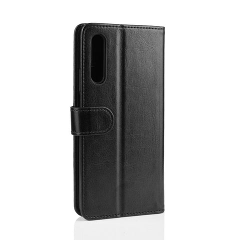 Crazy Horse Wallet Leather Wallet Stand Phone Case for Huawei Y9s / P Smart Pro 2019 / Honor 9X (For China) / 9X Pro