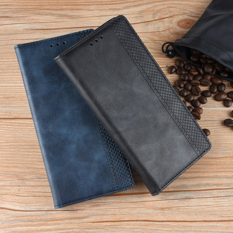 Vintage Style Magnetic Leather Wallet Protective Cell Phone Cover Case for Huawei P20 Lite (2018) / Nova 3e
