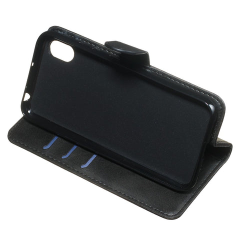 Zipper Wallet Leather Stand Phone Casing for Huawei Y5 (2019) / Honor 8S