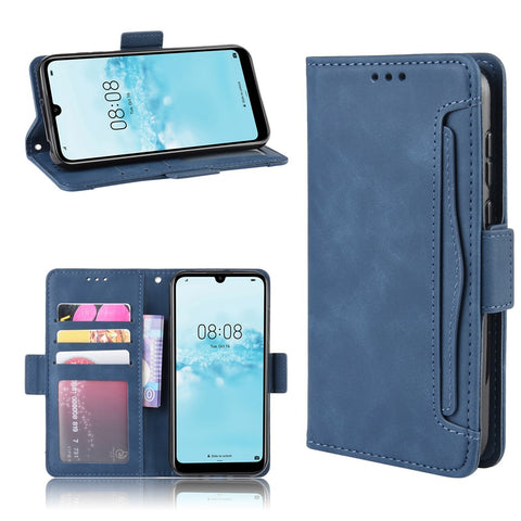 Leather Wallet Stand Phone Cover Case with Multiple Card Slots for Huawei Y5 (2019) / Honor 8S