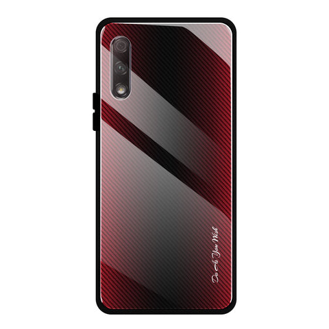 Texture Gradient Tempered Glass Phone Case for Huawei Y9s/P smart Pro 2019/Honor 9X (For China)/9X Pro