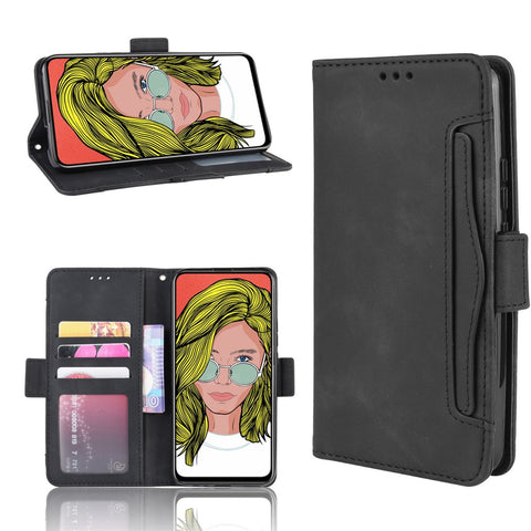 Multiple Card Slots PU Leather Cell Casing Cover for Huawei Honor 9X (Global)/ P Smart Z / Y9 Prime 2019 / Enjoy 10 Plus