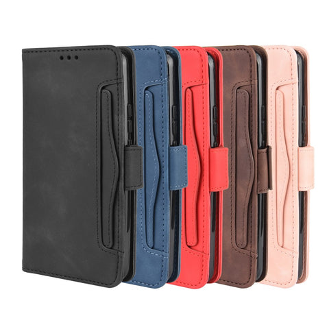 Multiple Card Slots PU Leather Cell Casing Cover for Huawei Honor 9X (Global)/ P Smart Z / Y9 Prime 2019 / Enjoy 10 Plus
