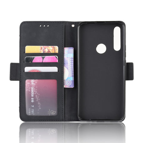 Multiple Card Slots PU Leather Cell Casing Cover for Huawei Honor 9X (Global)/ P Smart Z / Y9 Prime 2019 / Enjoy 10 Plus