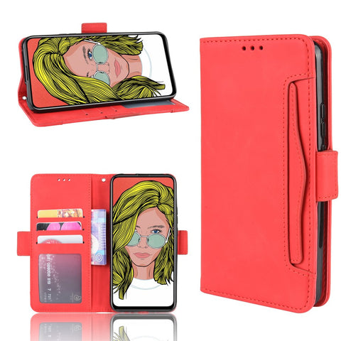 Multiple Card Slots PU Leather Cell Casing Cover for Huawei Honor 9X (Global)/ P Smart Z / Y9 Prime 2019 / Enjoy 10 Plus