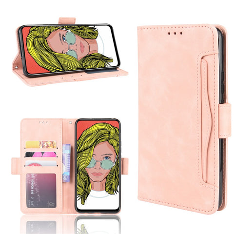 Multiple Card Slots PU Leather Cell Casing Cover for Huawei Honor 9X (Global)/ P Smart Z / Y9 Prime 2019 / Enjoy 10 Plus