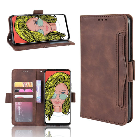 Multiple Card Slots PU Leather Cell Casing Cover for Huawei Honor 9X (Global)/ P Smart Z / Y9 Prime 2019 / Enjoy 10 Plus