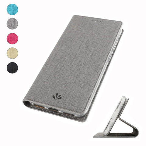 VILI DMX Cross Texture Leather Stand Case with Card Slot for Huawei Honor 20 Pro