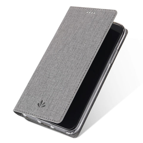 VILI DMX Cross Texture Leather Stand Case with Card Slot for Huawei Honor 20 Pro