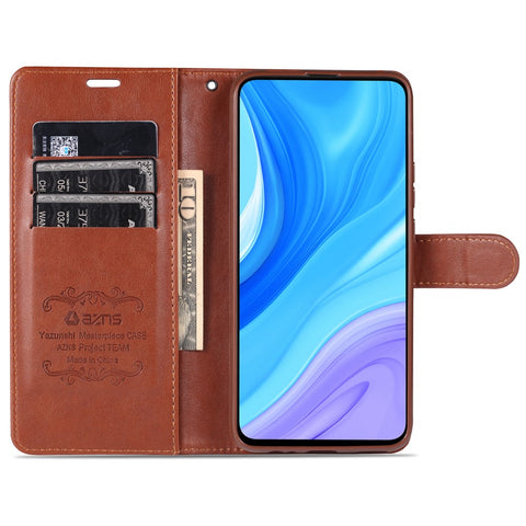 AZNS PU Leather Wallet Case for Huawei Honor 9X (Global)/ P Smart Z/Y9 Prime 2019