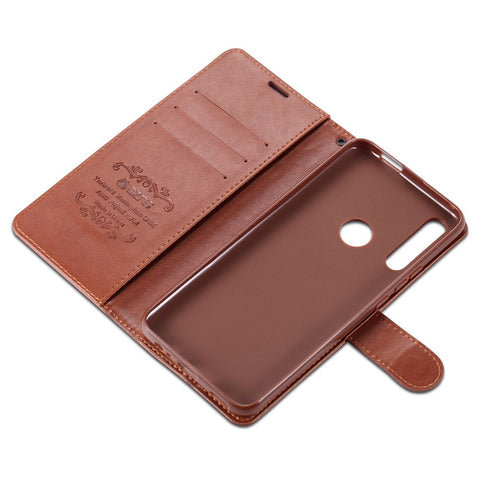 AZNS PU Leather Wallet Case for Huawei Honor 9X (Global)/ P Smart Z/Y9 Prime 2019