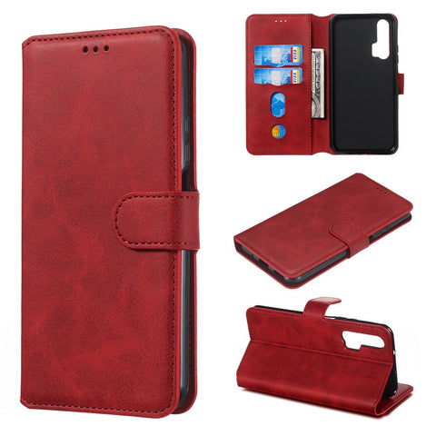 Classic Wallet Leather Stand Phone Protective Cover for Huawei Honor 20 Pro / Honor 20 / Nova 5T
