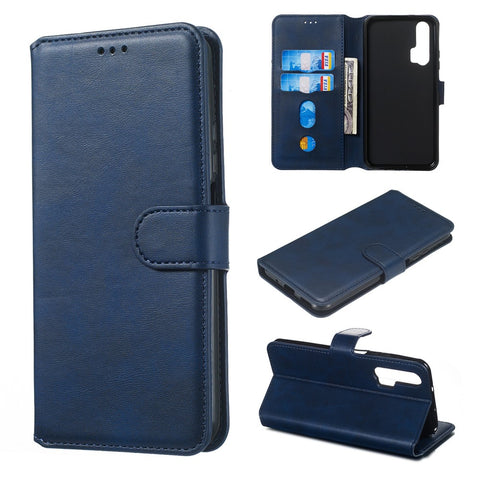 Classic Wallet Leather Stand Phone Protective Cover for Huawei Honor 20 Pro / Honor 20 / Nova 5T