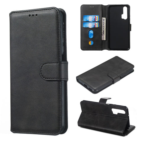 Classic Wallet Leather Stand Phone Protective Cover for Huawei Honor 20 Pro / Honor 20 / Nova 5T