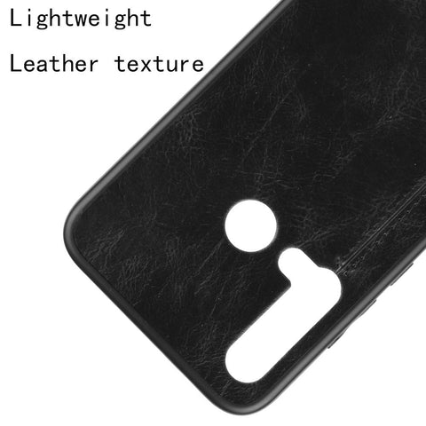 PU Leather Coated PC + TPU Hybrid Back Case for Huawei P20 lite (2019)/Nova 5i