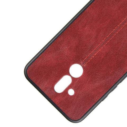 PU Leather Coated PC + TPU Cell Phone Shell for Huawei Mate 20 Lite/Maimang 7
