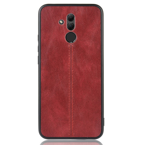 PU Leather Coated PC + TPU Cell Phone Shell for Huawei Mate 20 Lite/Maimang 7