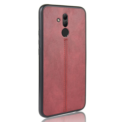 PU Leather Coated PC + TPU Cell Phone Shell for Huawei Mate 20 Lite/Maimang 7
