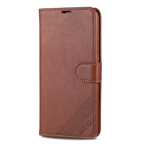 AZNS Leather Wallet Case with Stand for Huawei Enjoy 10s/Honor 20 Lite
