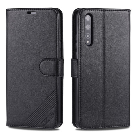 AZNS Leather Wallet Case with Stand for Huawei Enjoy 10s/Honor 20 Lite