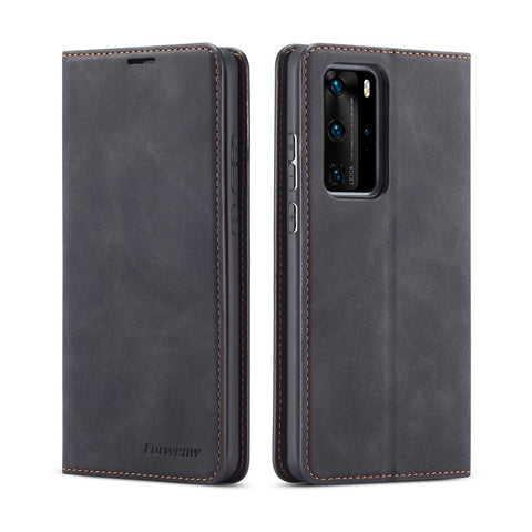 FORWENW Fantasy Series Silky Touch Leather Wallet Case for Huawei P40 Pro