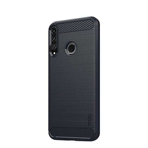 MOFI Brushed TPU Carbon Fiber Mobile Phone Shell for Huawei P40 lite E/Honor 9C/Y7p