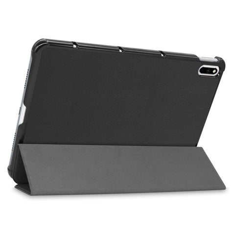 Tri-fold Leather Cover with Stand for Huawei MatePad 10.4 (2020)