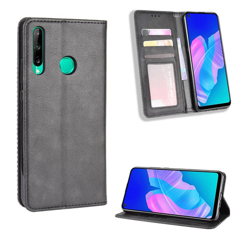 Magnetic Retro Surface Leather with Wallet Shell for Huawei P40 lite E/Y7p/Honor 9C