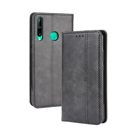 Magnetic Retro Surface Leather with Wallet Shell for Huawei P40 lite E/Y7p/Honor 9C