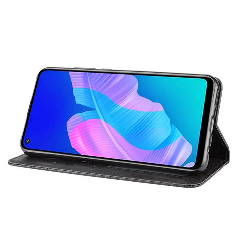 Magnetic Retro Surface Leather with Wallet Shell for Huawei P40 lite E/Y7p/Honor 9C