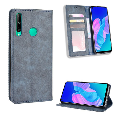 Magnetic Retro Surface Leather with Wallet Shell for Huawei P40 lite E/Y7p/Honor 9C