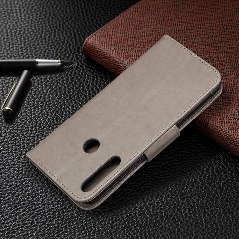 Imprint Butterfly Leather Wallet Case for Huawei P40 Lite E / Y7p