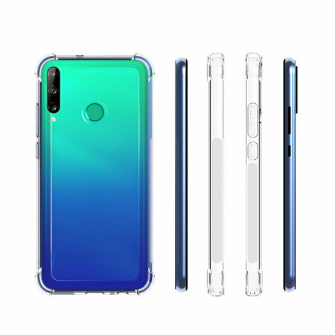 Transparent Shockproof Anti-slip TPU Phone Case Cover for Huawei P40 lite E/Y7p/Honor 9C