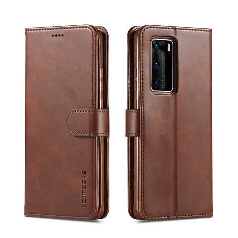 LC.IMEEKE Leather Wallet Stand Cover Case for Huawei P40