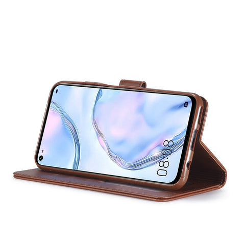 LC.IMEEKE Leather Wallet Stand Case for Huawei P40 Lite/Nova 6 SE/Nova 7i