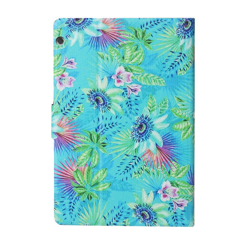 Pattern Printing Card Slots Flip Leather Tablet Shell for Huawei MediaPad T5 10