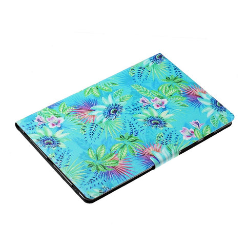 Pattern Printing Card Slots Flip Leather Tablet Shell for Huawei MediaPad T5 10