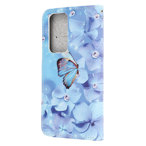 Cross Texture Pattern Printing Leather Wallet Cover with Strap for Huawei P40