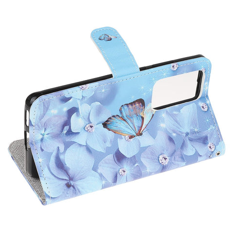 Cross Texture Pattern Printing Leather Wallet Cover with Strap for Huawei P40