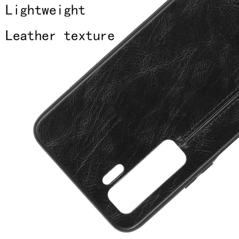 Hybrid Case PU Leather Coated PC + TPU Phone Case Cover for Huawei nova 7 SE/P40 lite 5G