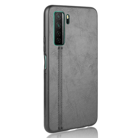 Hybrid Case PU Leather Coated PC + TPU Phone Case Cover for Huawei nova 7 SE/P40 lite 5G